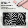 Zebra Stripe Pattern Playmats with Zones V1 for MTG TCG 24 x 14 inches Card Game Players and Anime Enthusiasts, Protects Cards Enhances Grip, Larger Gaming Area - Multipurpose Artistic Mat view 3