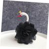 Cabilock Handmade Swan Cake Topper Decoration Elegant Cupcake Ornaments for Birthday Parties Showers and Celebrations Unique Cake Desktop Decor view 2
