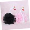 Cabilock Handmade Swan Cake Topper Decoration Elegant Cupcake Ornaments for Birthday Parties Showers and Celebrations Unique Cake Desktop Decor view 3