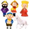 1set Pilgrimage West Figurine Wukong Monk Pig Monk PVC Desktop Ornament Ancient Character Dolls for Landscaping Decor view 1