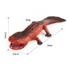Animal Model Dinosaur Toy Portable Collectibles Realistic Ornament Dinosaur Figure for Lawn Living Room Car Birthday Presents, Red view 4