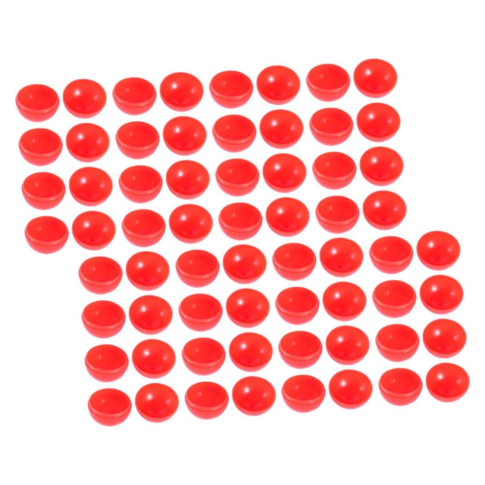 Ciieeo 50pcs Red Lottery Game Balls Balls for Parties Red Bingo Opening for Events Celebrations