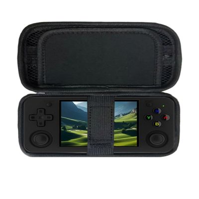 Xmaspanda Carrying Case for RG35XX H / RG353M Handheld Game Console, Portable Game Console Storage Case with Screen Protector