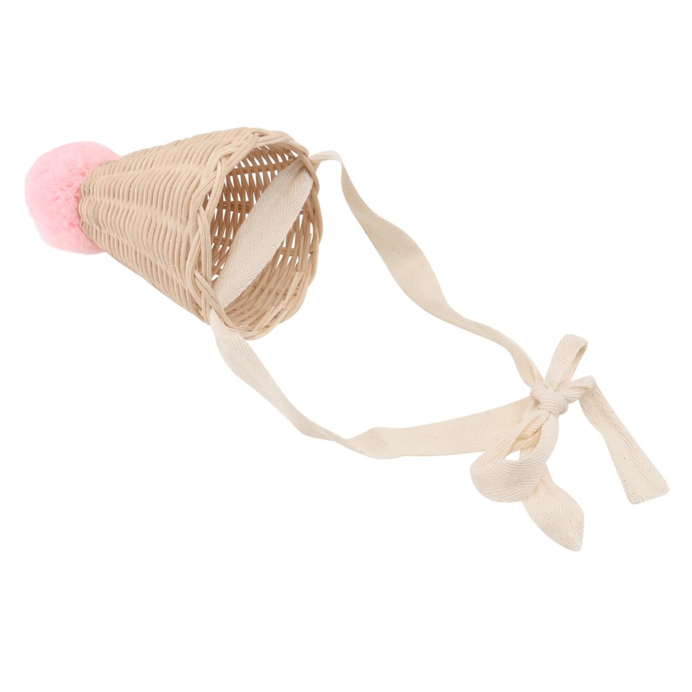 LIFKOME 1pc Adorable Hand-woven Boy Girl Hat Funny Costume Prop for Boy Girl Lightweight Breathable Design for Photography Dress-up Unique Distinctive Style