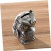 Abaodam Owl Coin Bank Zinc Alloy Owl Piggy Bank for Boys and Girls Coin Box Adorable Cartoon Money Box Desktop Ornament view 2