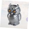 Abaodam Owl Coin Bank Zinc Alloy Owl Piggy Bank for Boys and Girls Coin Box Adorable Cartoon Money Box Desktop Ornament view 4