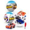 5 Surprise Make-A-Racer Race Car Vehicle Themed Novelty Unboxing Toy Collectible Mini's by ZURU (2 Capsules) view 1