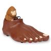 Accoutrements Archie McPhee Bigfoot Joyride: A Foot Big Enough for His Feet to Fit in - Car Pull Back Novelty Funny Toy, Brown view 2