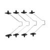 DYNWAVE RC Craft Landing Gear Set Airplane Wheels DIY Model Aircraft Electric Model Aircraft Landing Gear Accessories view 3