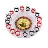 GeRRiT Roulette Sets Glass Roulette Drinking Turntable Roulette Wheel Set with Wine Glasses Adult Games for Parties for Night Home Game or Professional Use Party Games view 1