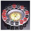 GeRRiT Roulette Sets Glass Roulette Drinking Turntable Roulette Wheel Set with Wine Glasses Adult Games for Parties for Night Home Game or Professional Use Party Games view 2