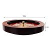 GeRRiT Roulette Sets Red Mahogany Turntable 18in Casino Grade Roulette Wheel with Double-Zero Layout Deluxe Roulette Games for at-Home Game Night Party Games view 2