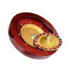 GeRRiT Roulette Sets Red Mahogany Turntable 18in Casino Grade Roulette Wheel with Double-Zero Layout Deluxe Roulette Games for at-Home Game Night Party Games view 3
