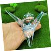 FONDOTIN 2pcs Acrylic Paper Crane Ornaments Crane Models for Boys and Girls Toys Holiday Decorations view 2