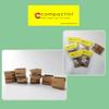 compactini Miniature DIY Set Shipping Boxes Sets 5P(Unfolded) with Shipping Labels 1:12 Scale Models Dollhouse Accessory Box Miniature (FX) view 3