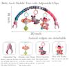 Baby Stroller Arch Toys, Crib Mobile for Infants Adjustable Bassinet Mobile with Universal Clamps, Activity Toy Bar for Bouncer Newborn Car Seat Stroller Sense Toy for Baby 0-12 Months view 2