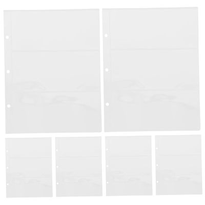 ToysCentral Basics 1 Banknote Loose Leaf Coin Banknote Protective Pouch Stamp Collecting Book Currency Collection Album Pages Bill Collection Book Pages Currency Album Universal PVC Collection Bag, 1081X54H22