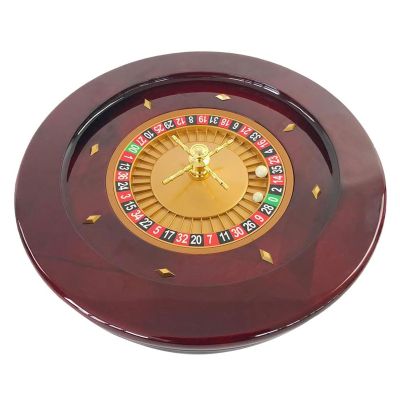GeRRiT Roulette Sets Deluxe Roulette Wheel Game Set 20inch Casino Grade Roulette Wheel with 2 Roulette Balls Leisure Table Games Great for Home Game Night Party Games