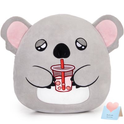 12" Koala Plush Stuffed Animals Plushie Original Sleepy Boba Koala Squishy Pillow Holiday Birthday Gift for Kids Girls Boys Girlfriends