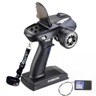 DUMBORC X4 RC Radio Transmitter and Receiver P6F, 4 Channel Rc Receiver and Transmitter Rc Car Remote and Receiver for RC Cars Boats Tanks