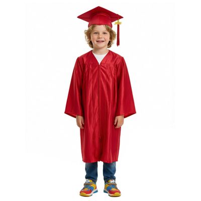 Misscom Shiny Preschool Kindergarten Graduation Cap Gown Set for Kids With 2025 2026 Tassels Charms