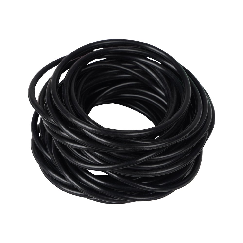 30 Pieces Black Silicone Jelly Bracelets Nonluminous Stretchy 80s Mixed Gummy Silicone Wristbands Hair Ties for Women Adults Party Accessories(Black)