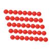CHILDWEET 50pcs Lottery Balls Red Bingo Balls Open Capsules for Parties Games Events view 1