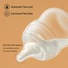 yanyoyo Natural Glass Baby Bottle Wide Neck, Newborn Anti-Colic Baby Bottle, Clear, 3oz(Pack of 2), Includes 2Pcs Slow Flow Nipple(SS), 0 Months+ view 3