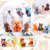 10 Pieces Bear Cake Topper Baby Shower Mini Bear Cake Decorations Bear Cake Toppers for Baby Shower Birthday Party Decorations view 4
