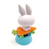 Katutude Solar Powered Dancing Figures Dashboard Solar Dancing Toys Cute Bunny Shaking Head Doll Car Interior Decor Window Sill Home Office Desktop Solar Dancing Figures view 3