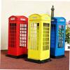 1pc Telephone Booth Bank Creative Saving Pot for Boys and Girls Delicate Tinplate Money Jar for Organizing and view 2