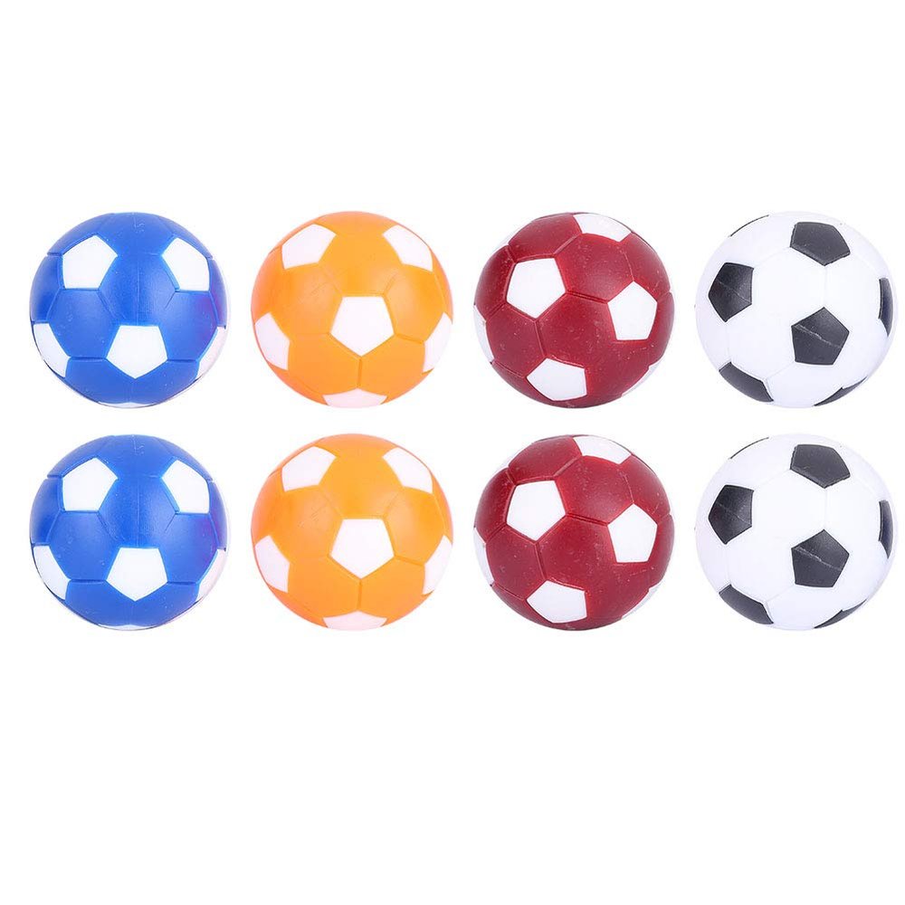 8PCS Table Soccer Foosballs Replacement Balls, Multicolor 36mm Foosball Tabletop Game Ball, Foosball Accessory Replacements for Home Recreation Room Foosball Table