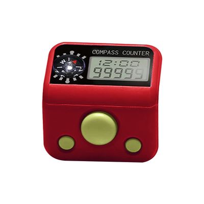 atcdfuw Finger Counter For W/Compass Islamic Tasbih Bead 5 Digital LED Electronic Handheld Tally Counter 10 Colors Tasbeeh Counter With Compass Tasbeeh Counter For Tasbeeh Counter Beads
