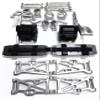 KEBEILEE CNC Aluminum & Carbon Fiber Upgrade Components for LOSI DBXL-E 2.0 1/5 (Silver+Black) view 1
