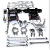 KEBEILEE CNC Aluminum & Carbon Fiber Upgrade Components for LOSI DBXL-E 2.0 1/5 (Silver+Black) view 2