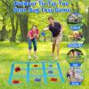 CWLAKON Outdoor Giant Tic Tac Toe Bean Bag Toss Games for Kids Adults Family, Large Outside Lawn Yard Backyard Carnival Field Day Game, Birthday Party Family Reunion Games Playground Fitness Equipment view 2
