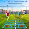 CWLAKON Outdoor Giant Tic Tac Toe Bean Bag Toss Games for Kids Adults Family, Large Outside Lawn Yard Backyard Carnival Field Day Game, Birthday Party Family Reunion Games Playground Fitness Equipment view 4