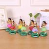 ToysCentral Basics Solar Powered Hawaiian Hula Girl,Solar Swinging Hula Dancer Girl,Car Dashboard Dancing Figure,Desktop Ornaments,Home Decor(Yellow) view 4