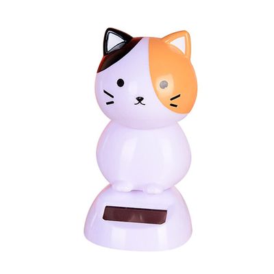 Katutude Solar Dancing Figures Black Cat Shaking Head Doll Car Dashboard Decorations Solar Powered Dancing Toys Funny Solar Powered Dancing Figures for Window Sill Car Patio Shelf