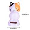 Katutude Solar Dancing Figures Black Cat Shaking Head Doll Car Dashboard Decorations Solar Powered Dancing Toys Funny Solar Powered Dancing Figures for Window Sill Car Patio Shelf view 2