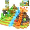 Dinosaur Toys Magnetic Blocks-Build Mine Magnet World Volcano Edition Kids Toy for 3+ Year Old Boys and Girls Building Blocks Toddler Toys Games Through Jurassic Learning Sensory Toy Gifts view 1