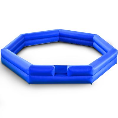OZIS 20FT Inflatable Gaga Ball Pit with Built-in Blower, Portable Gagaball Court for Indoor/Outdoor Sports, Family Activities Easy to Setup (Blue)