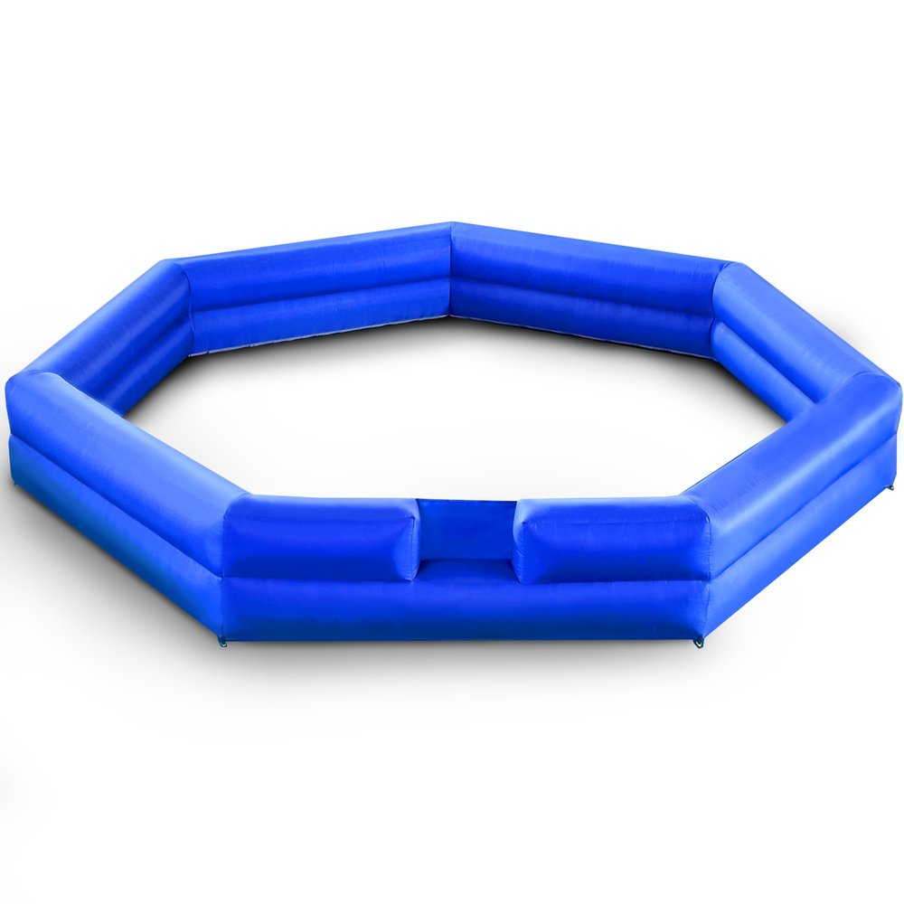 OZIS 20FT Inflatable Gaga Ball Pit with Built-in Blower, Portable Gagaball Court for Indoor/Outdoor Sports, Family Activities Easy to Setup (Blue)