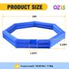 OZIS 20FT Inflatable Gaga Ball Pit with Built-in Blower, Portable Gagaball Court for Indoor/Outdoor Sports, Family Activities Easy to Setup (Blue) view 2