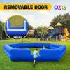 OZIS 20FT Inflatable Gaga Ball Pit with Built-in Blower, Portable Gagaball Court for Indoor/Outdoor Sports, Family Activities Easy to Setup (Blue) view 4