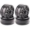 1.9"Aluminum Beadlock Wheel Rims 4PCS Carbon Fiber for 1/10 RC Crawler TRX4 Axial Capra SCX10 VS4-10 Gen8 Upgraded Carbon Fiber 1.9 Beadlock Wheel Rims view 1