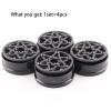 1.9"Aluminum Beadlock Wheel Rims 4PCS Carbon Fiber for 1/10 RC Crawler TRX4 Axial Capra SCX10 VS4-10 Gen8 Upgraded Carbon Fiber 1.9 Beadlock Wheel Rims view 3