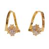 Drop Dangle Earrings for Women Of Earrings Female Hundred With Small Delicate Zirconia Ear Buckle Ear (Gold, One Size) view 1