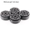 1.9" Aluminum Beadlock Wheel Rims 4PCS Carbon Fiber for 1/10 RC Crawler TRX4 Axial Capra SCX10 VS4-10 Gen8 Upgraded Carbon Fiber 1.9 Beadlock Wheel Rims view 3