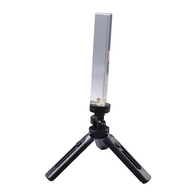 atcdfuw Optical Glass Triangular Prism With Stand & 1/4 InThread Crystal Rainbow Maker Photography Science Experiments Glass Triangular Prism